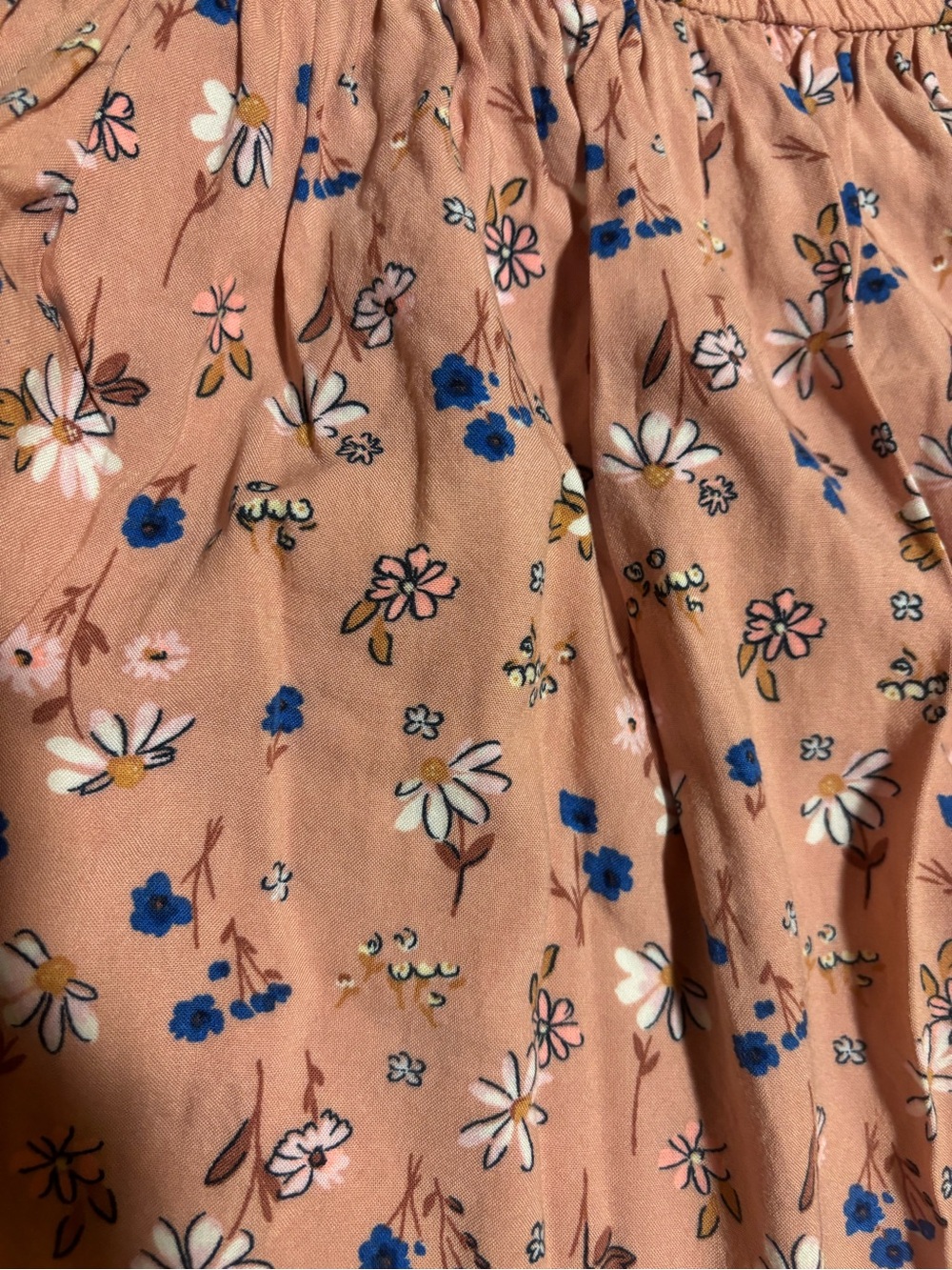 H&M Girls’ Short Sleeve Floral Dress - Pink 6 - Picture 3 of 3